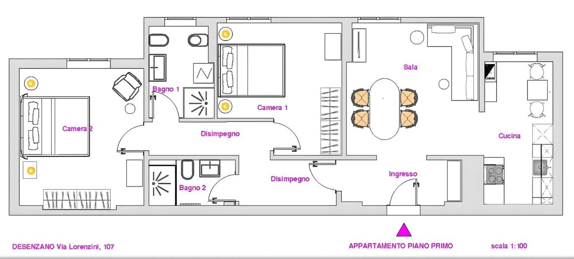 Desenzanoloft Official Partner Marriott Homes & Villas - A Casa Di Sara Family Apartment With Private Parking Desenzano del Garda Eksteriør billede